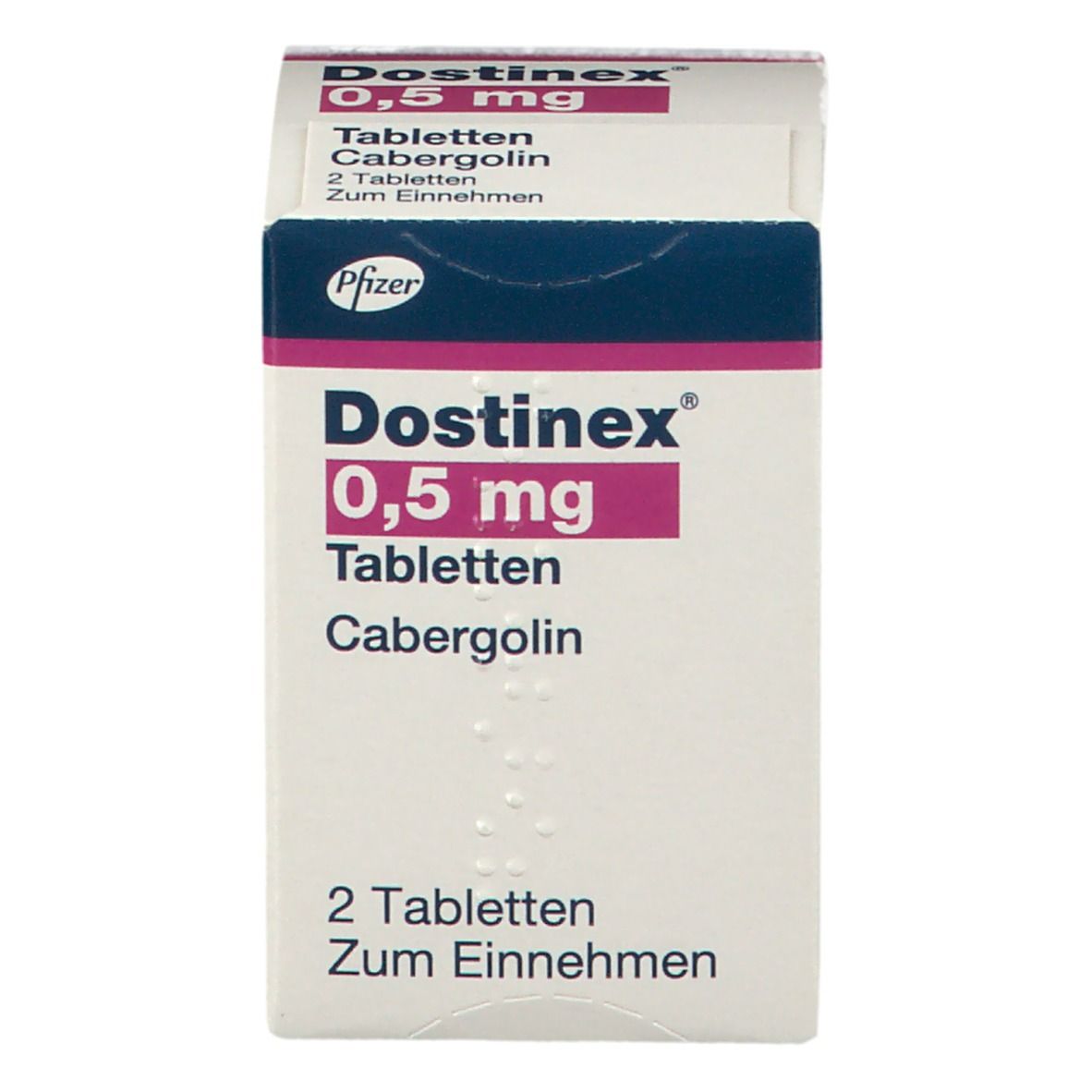 德国原装进口卡麦角林回奶片0.5mg*2粒/盒粉卡